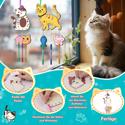 Wind chime craft set for children