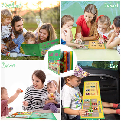 Ruhiges Buch, pädagogisches Spielzeugbuch, ruhiges Buch für Kleinkinder, interaktives beschäftigtes Buch, Spielzeugbuch für Kleinkinder, Puzzlebuch pädagogisches Spielzeug