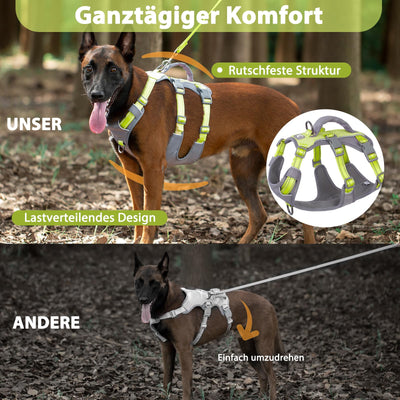 Harnais Réfléchissant pour Chien avec Poignée