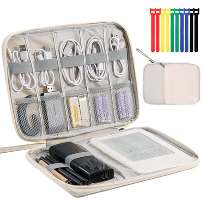 Organisateur de câbles Étui pour câbles de voyage Accessoires électroniques Sac d'organisation Sac universel