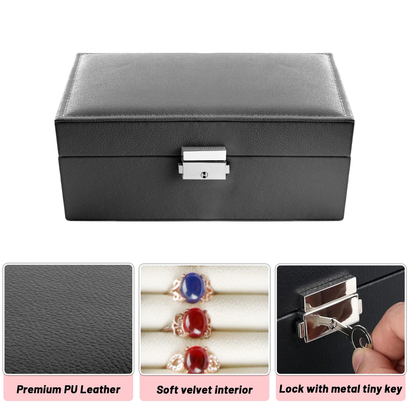 boîtes à bijoux avec clés