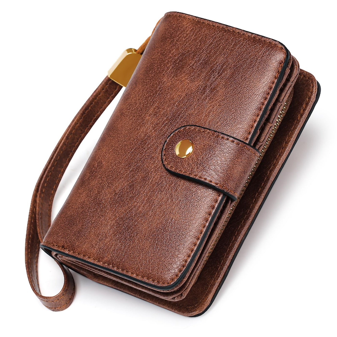 Wallet Zipper with Coin Pocket & RFID Protection