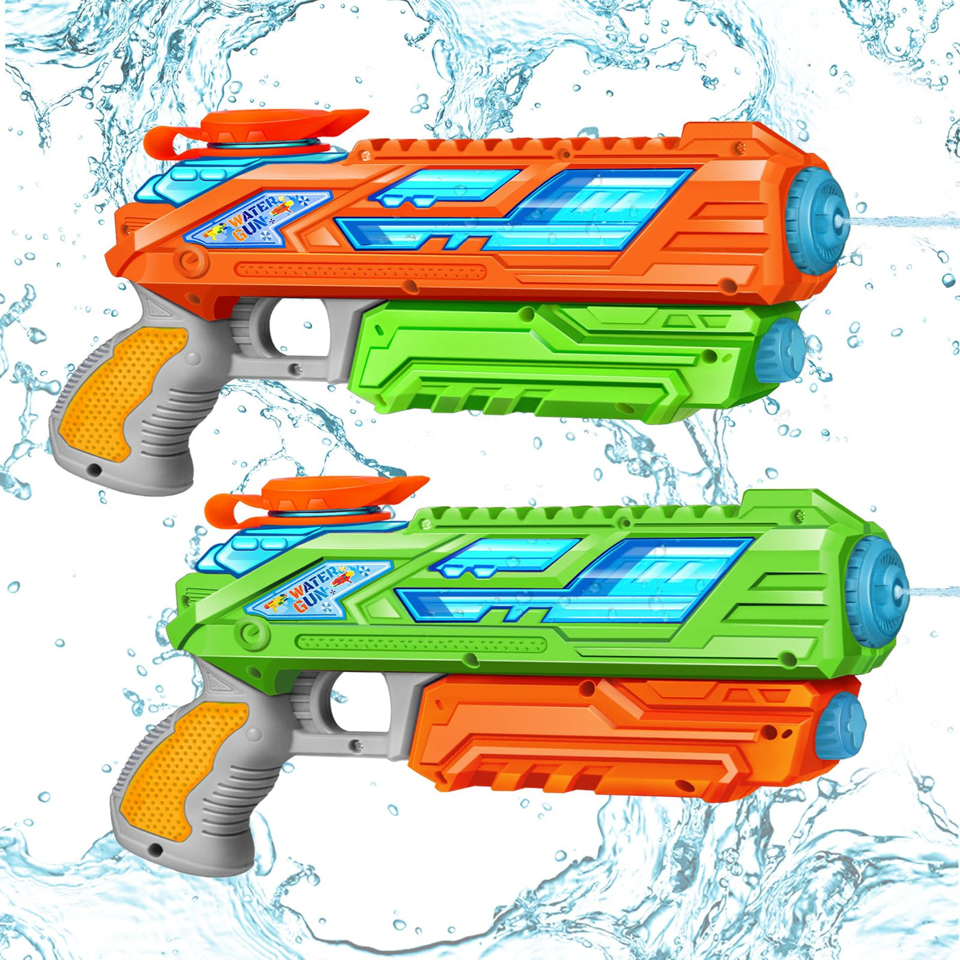 pack de 2 pistolets à eau pour enfants