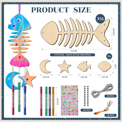 Wind chime craft set for children