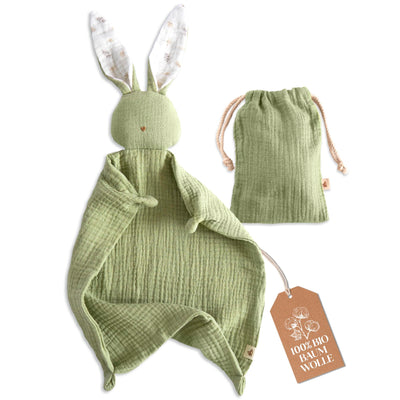 Doudou lapin pour bébé - Doudou en mousseline de soie comme cadeau de naissance /doudou bébé/ doudou bébé