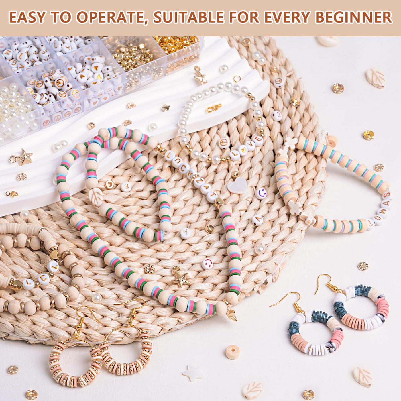 Beads for Threading, Polymer Clay Beads