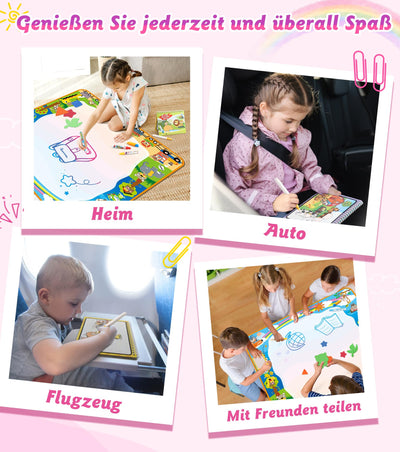 Grand tapis de peinture à l'eau