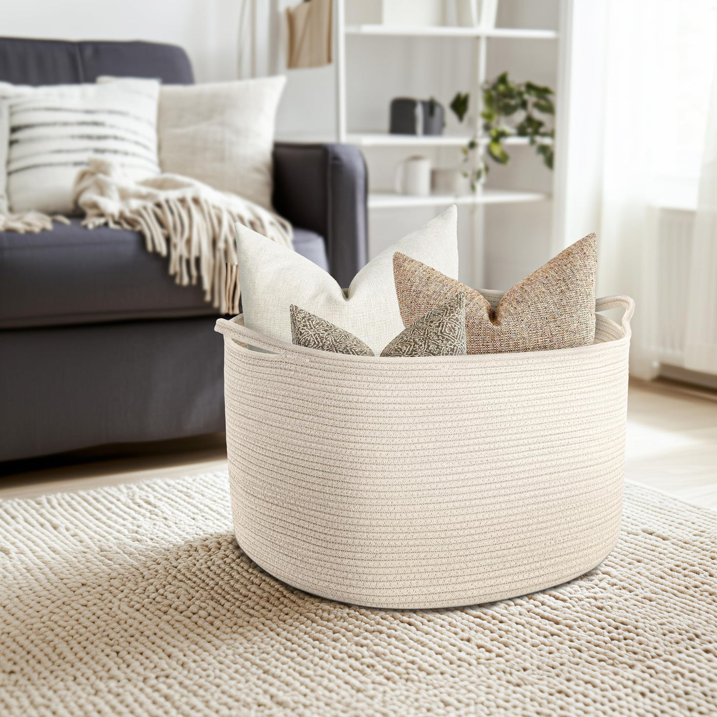 Aufbewahrungskorb für Wohnzimmer