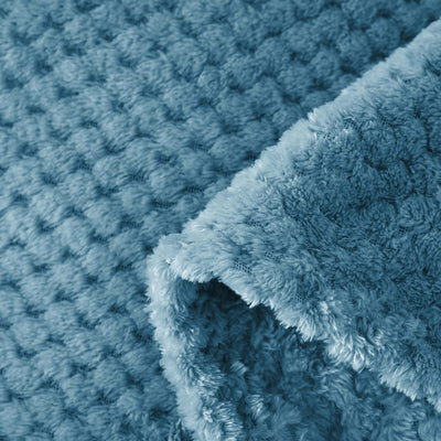 Couverture douillette Couverture en polaire super douce et chaude pour le canapé et le lit avec motif gaufré, couverture douillette et confortable