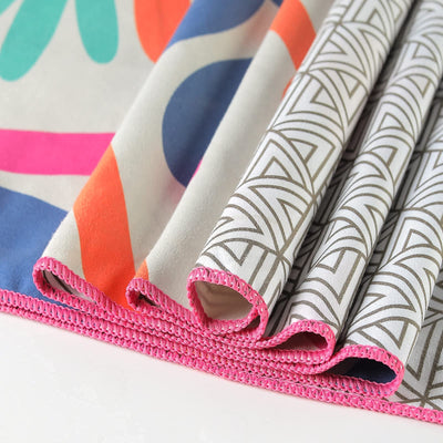 Serviette de plage en microfibre avec sac