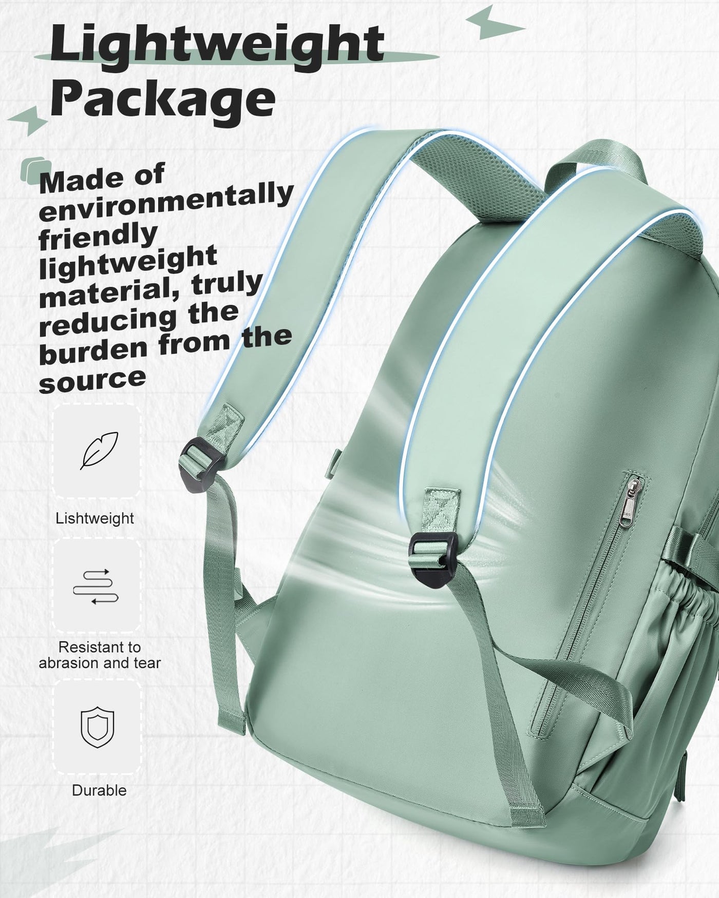 Adolescent Léger De sac à dos d'école, sac à dos Univcersity