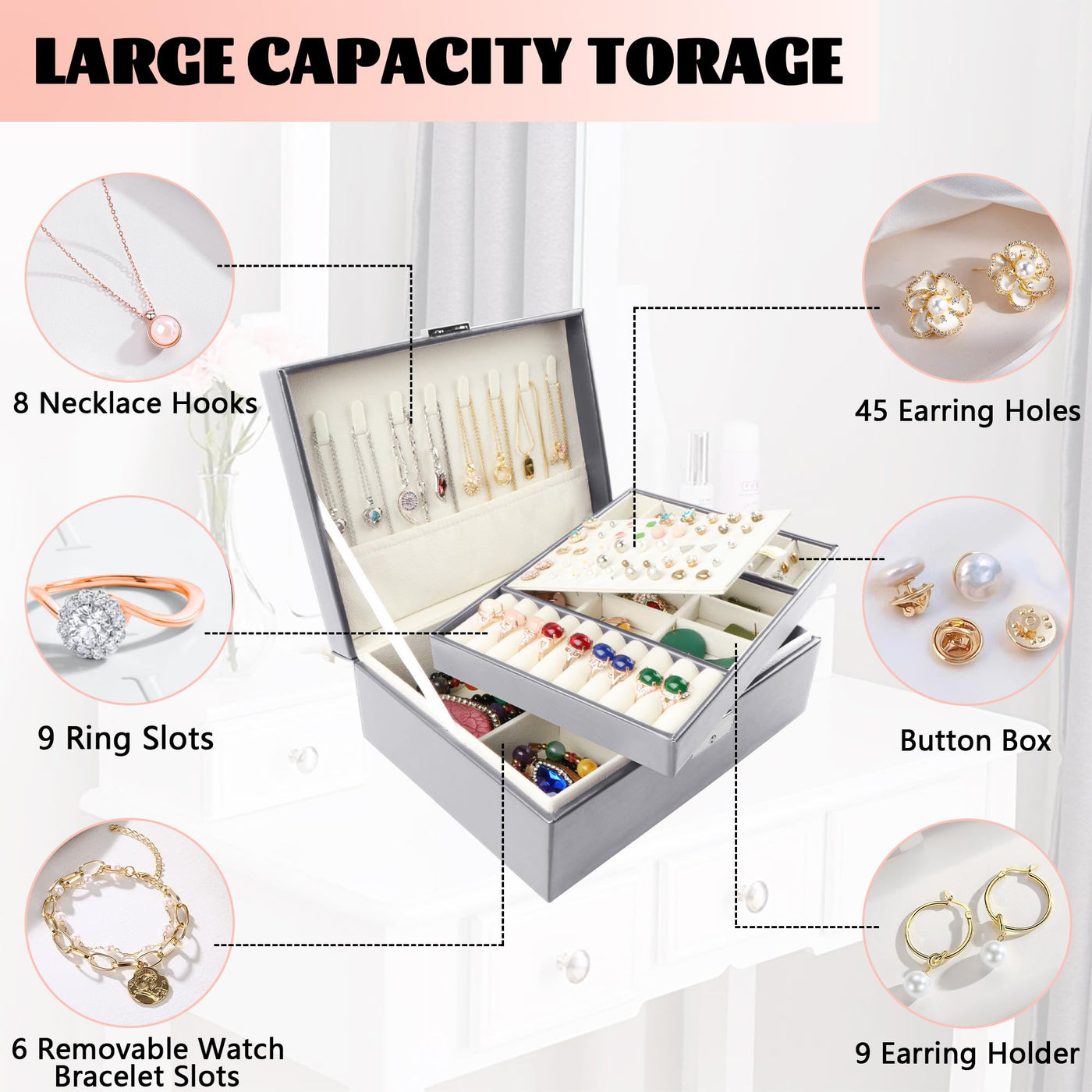 jewelry boxes with keys