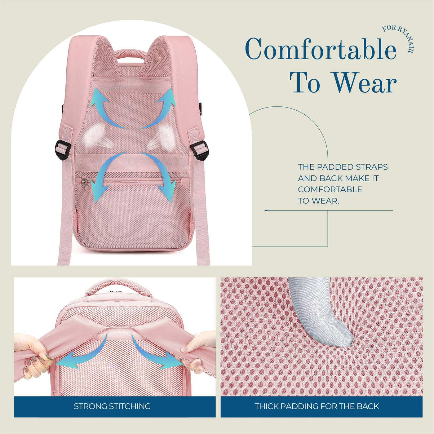 Bagages à main Sac à dos Sac à dos de voyage Bagages de cabine