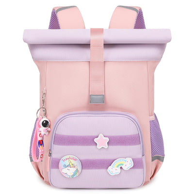 Rolltop Rucksack Kinder Kindergarten Rucksack Erweiterbare Kapazität Kleiner Schulrucksack