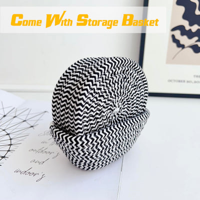 Verres à sous-verre Boho avec panier de rangement