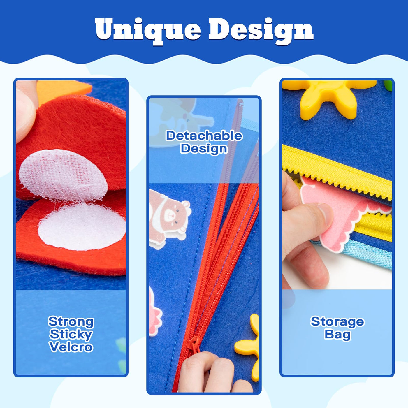 Busy Board Toddler Activity Board Car Airplane Travel Toy