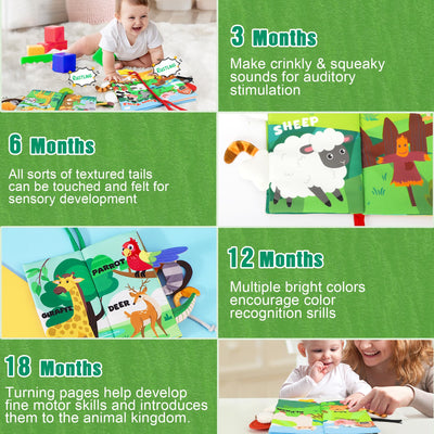 Babybuch Knisterbuch Stoffbuch Fühlbuch Baby