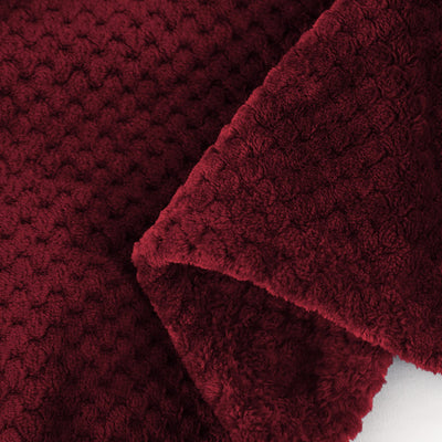 Couverture douillette Couverture en polaire super douce et chaude pour le canapé et le lit avec motif gaufré, couverture douillette et confortable