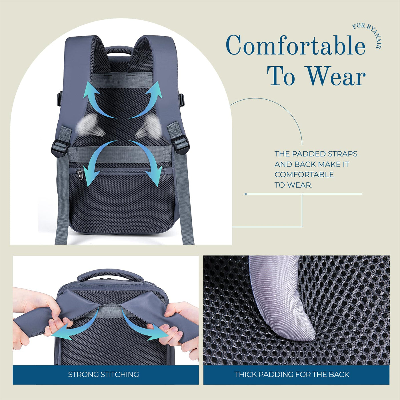 Bagages à main Sac à dos Sac à dos de voyage Bagages de cabine