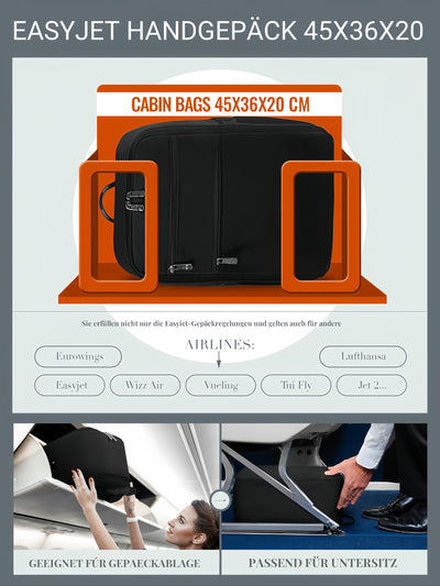 Grand sac de voyage bagage à main avion sac à dos antivol