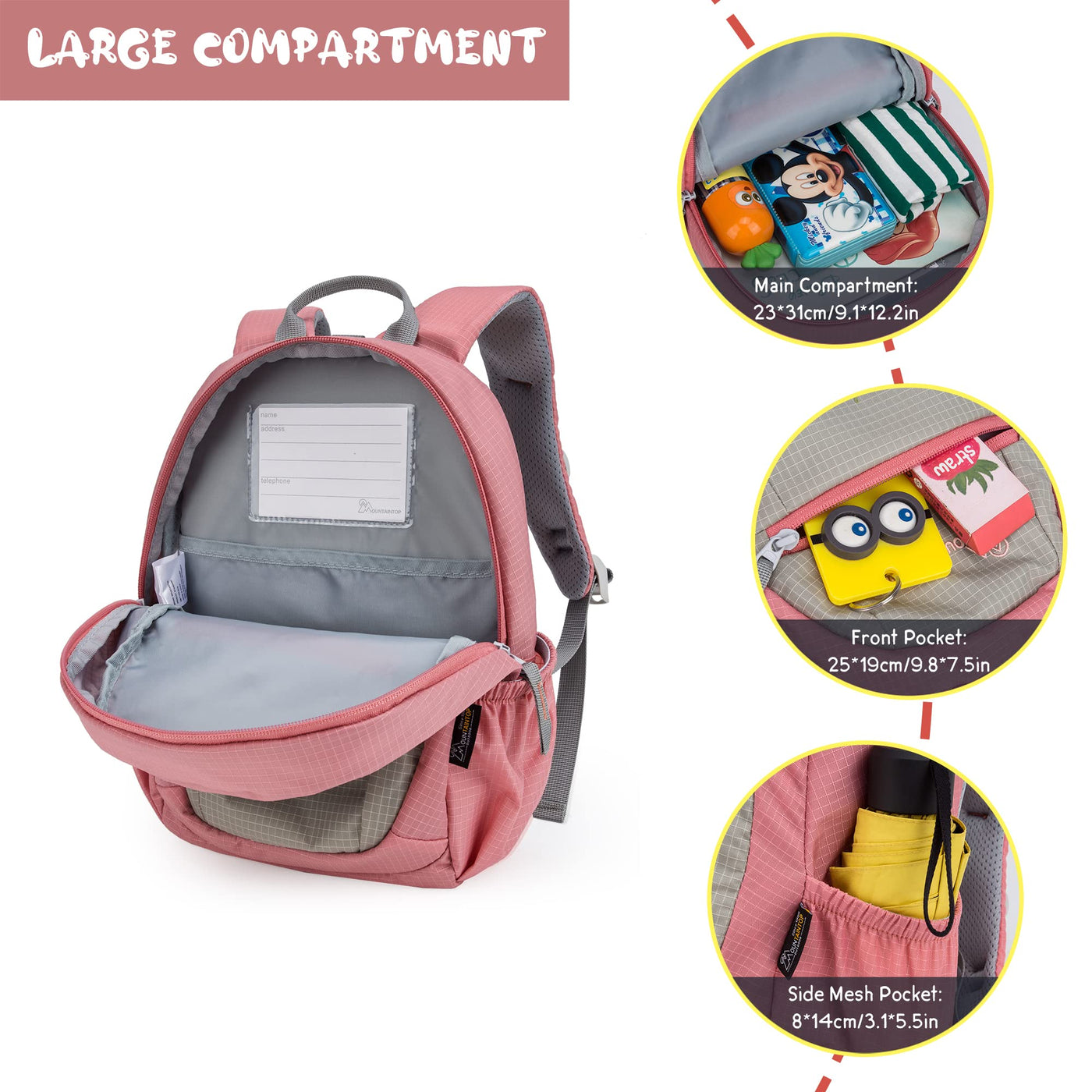 Kleinkind-Rucksack mit Leine Kindergarten-Rucksack