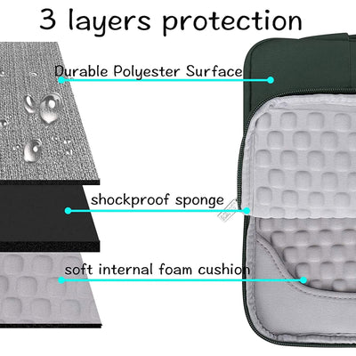 Laptop Sleeve Compatible with MacBook Air/Pro, Notebook, Compatible with MacBook Pro M3 M2 M1 Pro Max 2024-2021