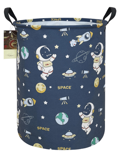 Laundry Hamper,Large Canvas Fabric Lightweight Storage Basket Toy Organizer Dirty Clothes Collapsible Waterproof