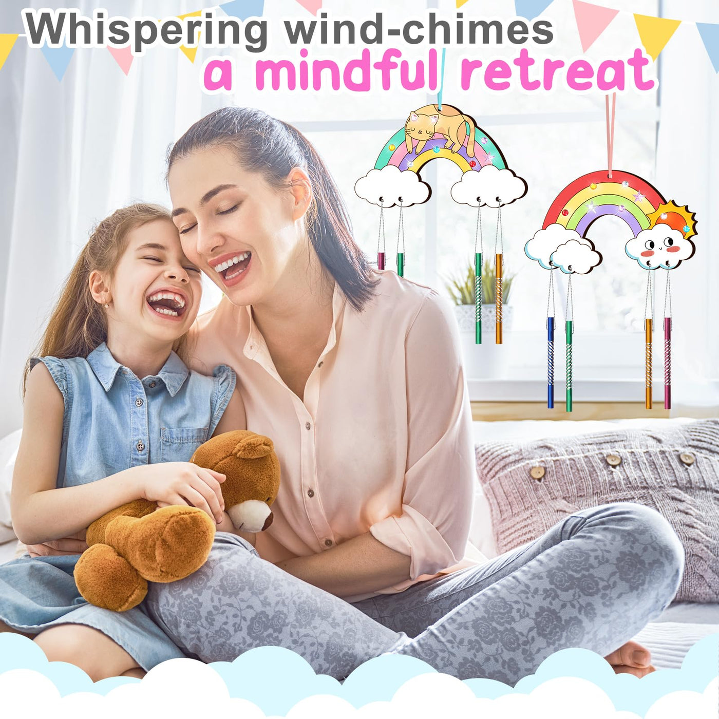 Wind chime craft set for children