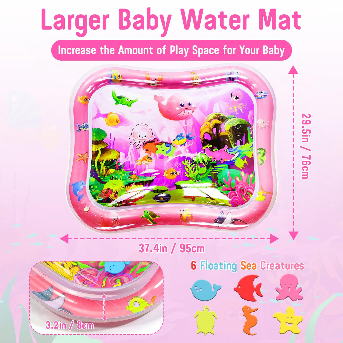 Wassermatte Baby-Wasserspielmatte