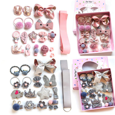 36 Stück Haarspangen Niedliche Haarschleifen Elastische Haargummis