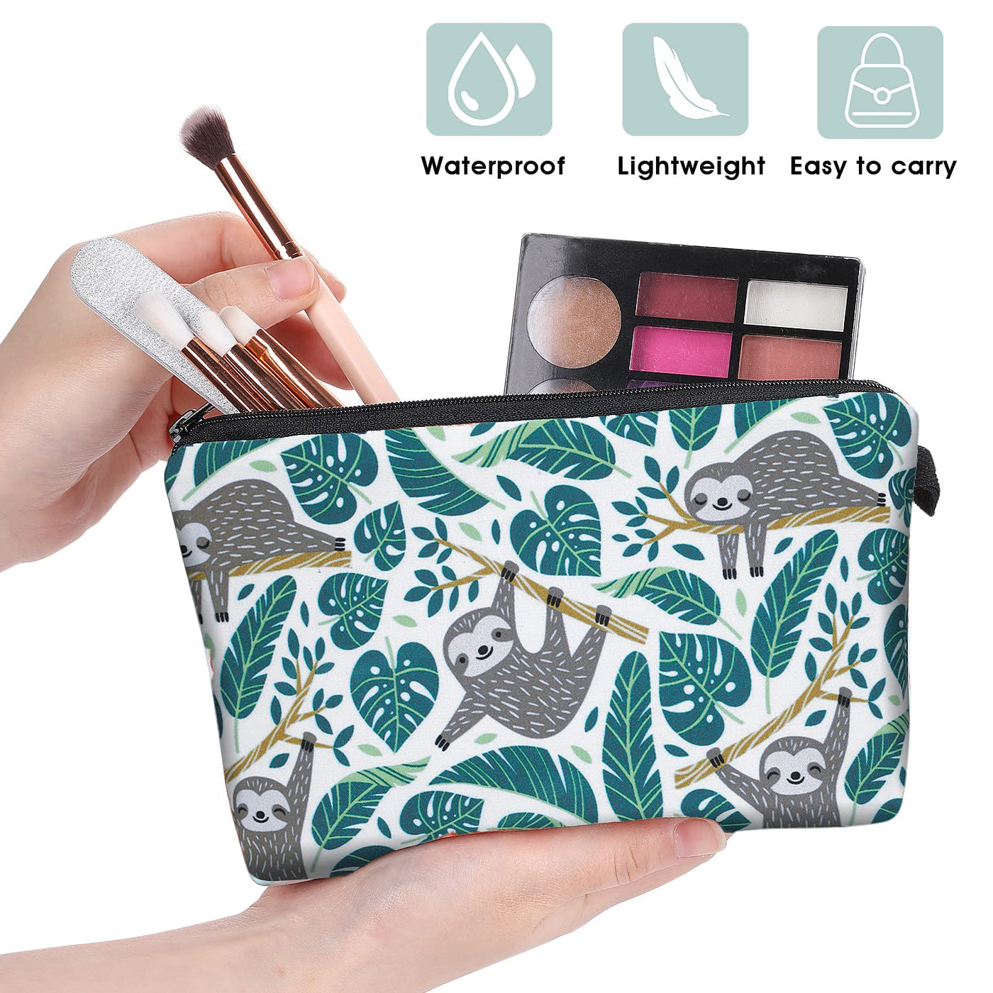 Cosmetic make-up bag canvas handbag mini bag purse