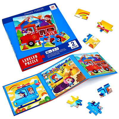 Children's puzzle magnetic puzzle avto puzzle