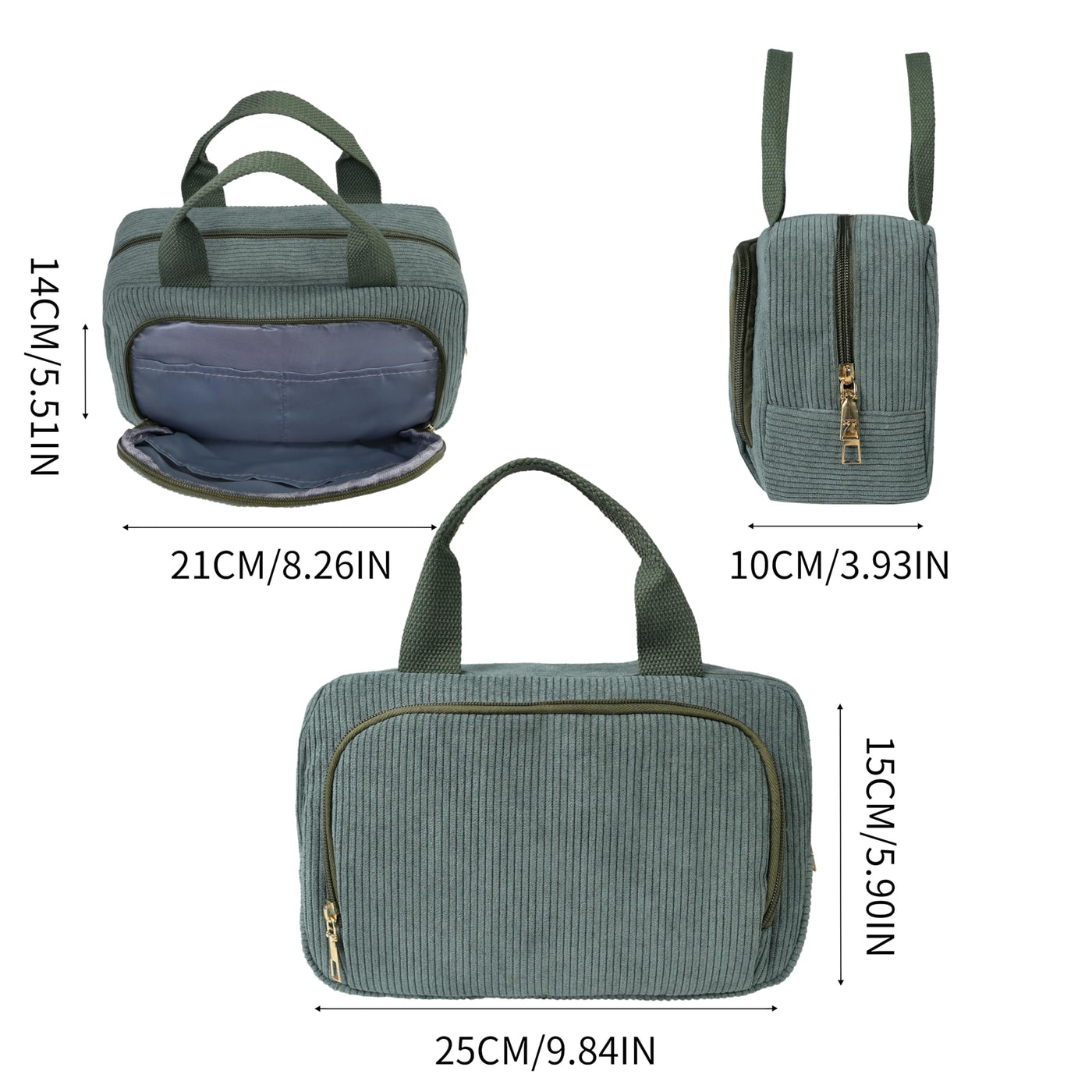 Kulturbeutel Cord Kosmetiktasche