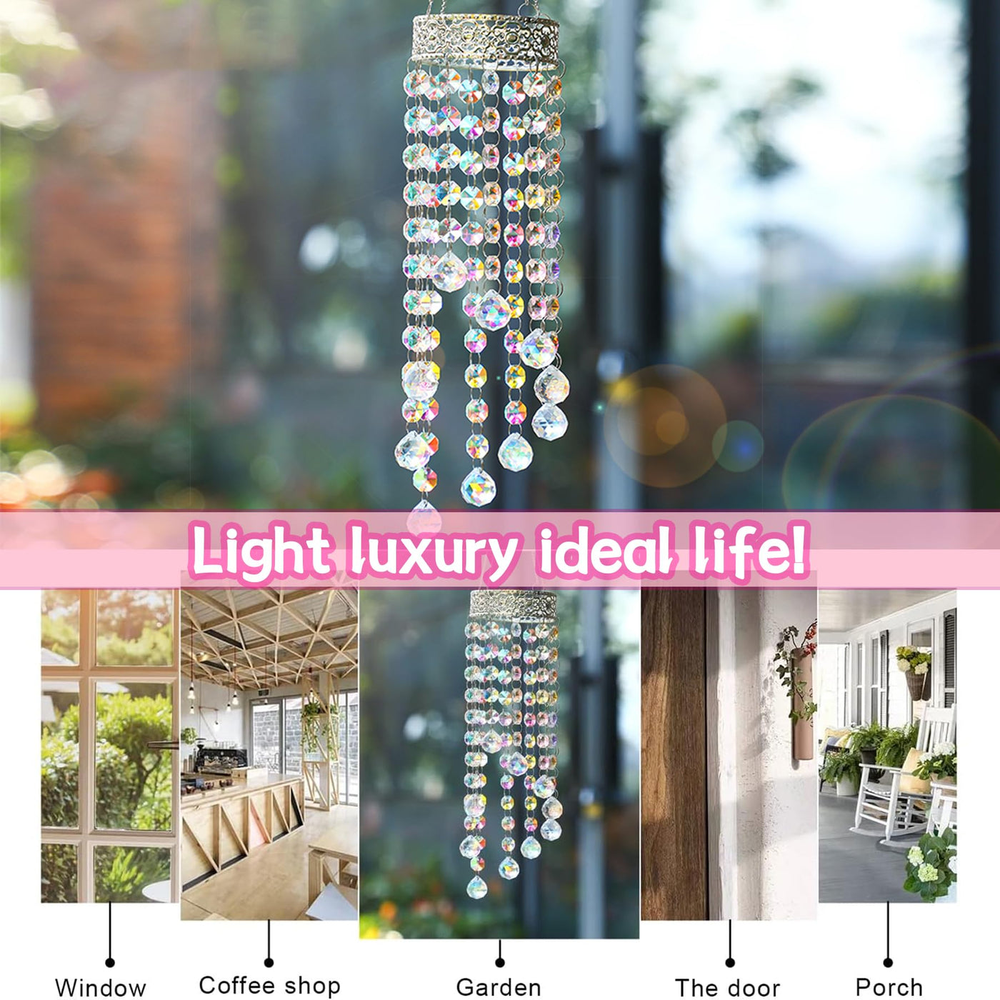 Sun Catcher Crystal Window,Crystal Pendant Decoration