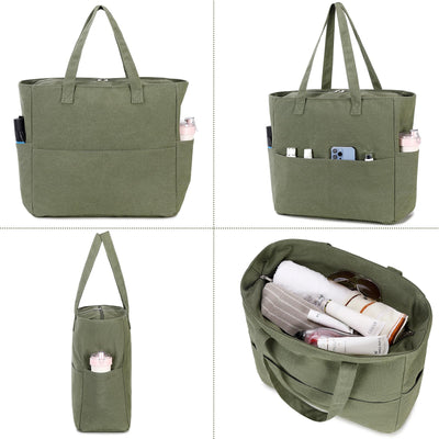 Grand sac de plage avec fermeture éclair