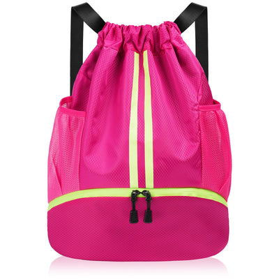 Fashion sports backpacks, gym bag, large capacity drawstring sports bag