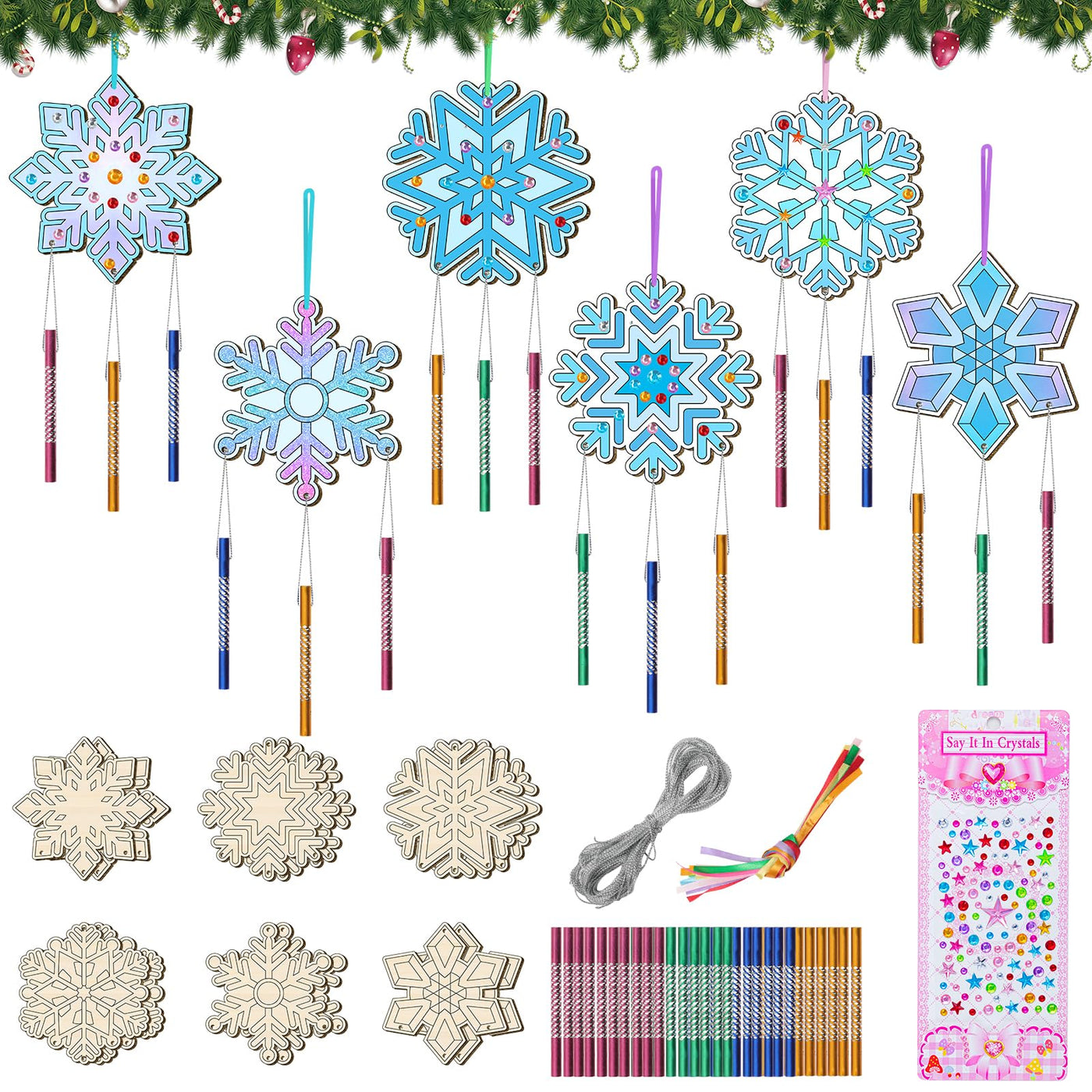 Wind chime craft set for children