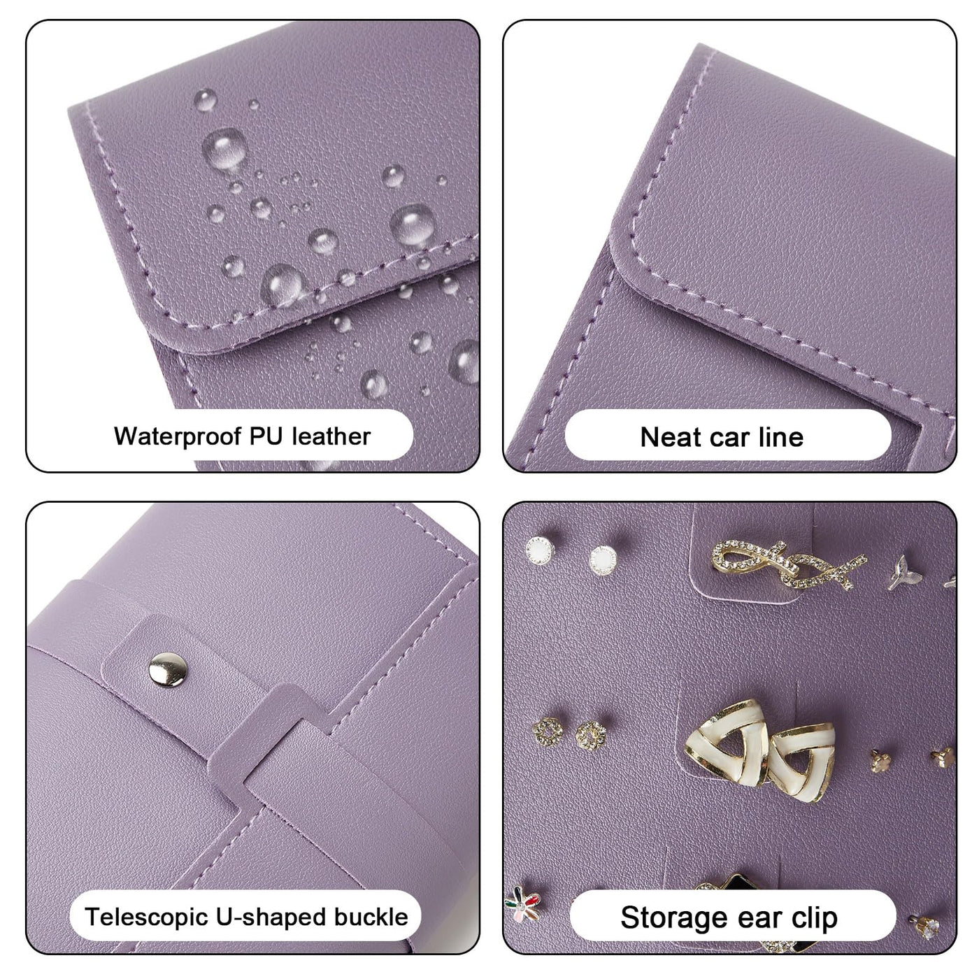 Rangement de boucles d'oreilles Pochette pour boucles d'oreilles Petits sacs de rangement de livres