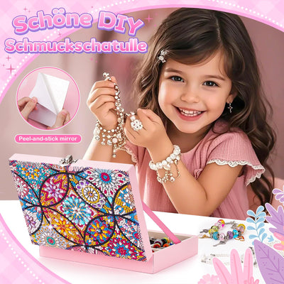 Crafting Diamond Painting jewelry box craft kit