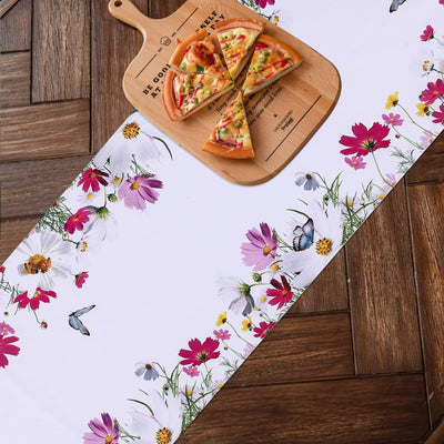 Chemin de table aspect lin Chemin de table lavable