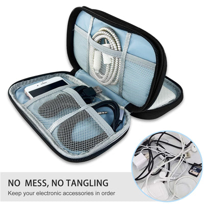 Travel Accessories Organizer Bag, External Waterproof Electronics Bag Organize