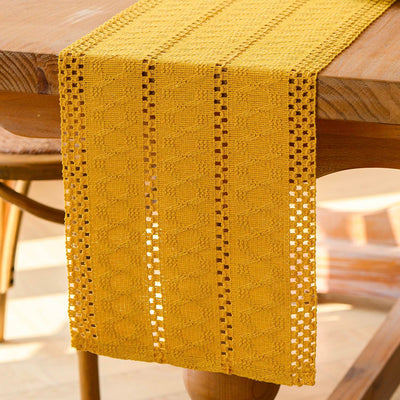 Chemin de Table Boho Macramé