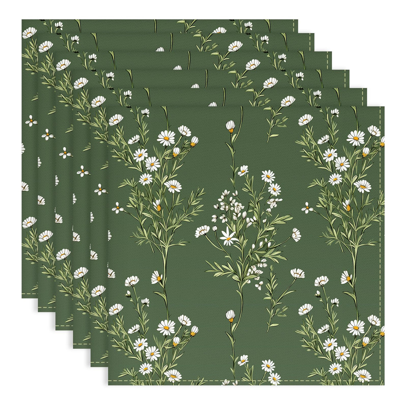 Napkins ensemble de 6, cloth napkins