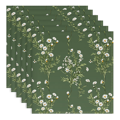 Napkins ensemble de 6, cloth napkins