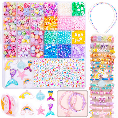 Ensemble de perles pour Bracelets À fabriquer soi-même pour les enfants