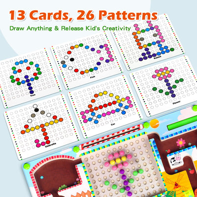 Jouet labyrinthe magnétique, jouet en bois chiffres et couleurs, jouet d'apprentissage, jouet de motricité