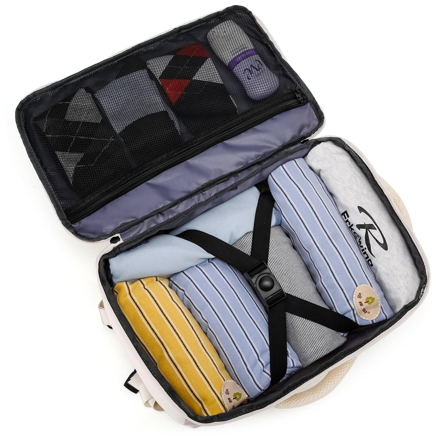 Hand luggage backpack with separate one-inch computer compartment