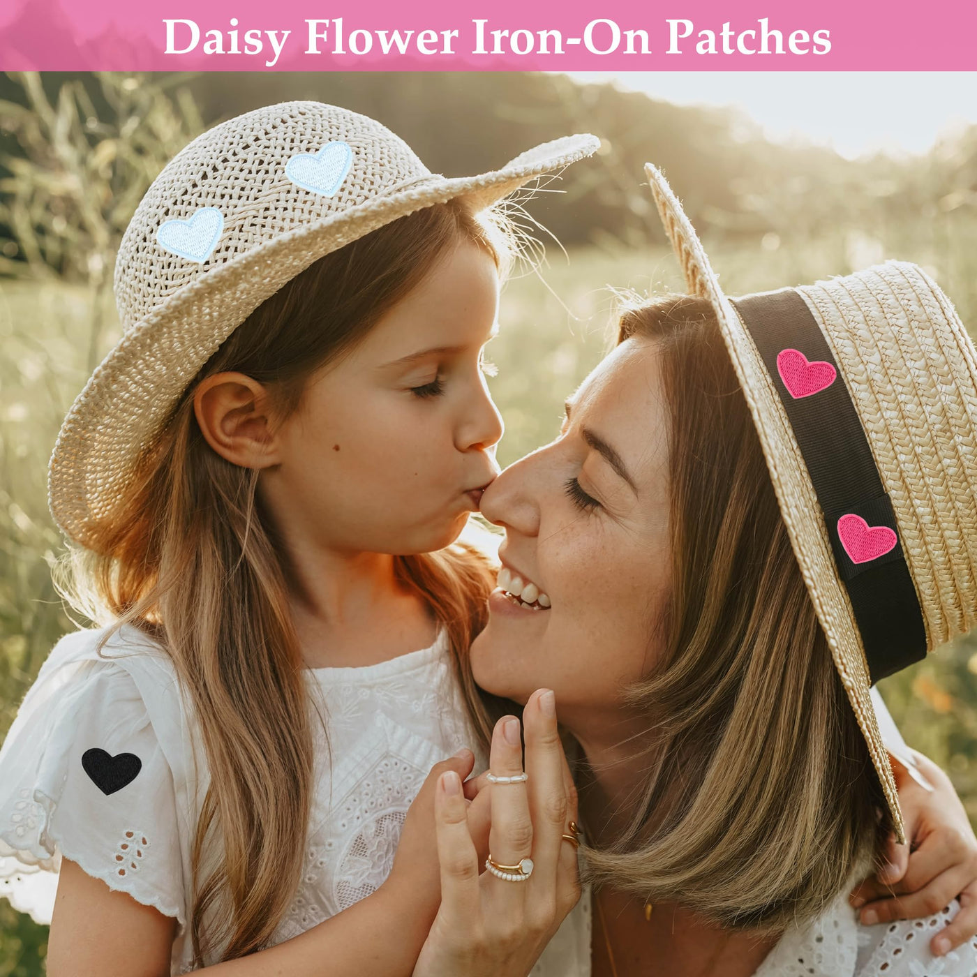 30 pièces d'écussons, écussons en forme de coeur à repasser sur les enfants, mini écussons de broderie