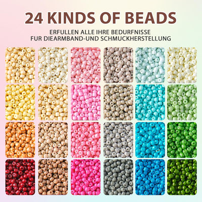 12000+ Matte Perlen zum Selbermachen von Armbändern