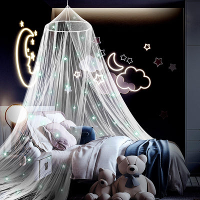 Crib canopy for house bed and single bed - Fantastic bedroom decoration for children's rooms - Large mosquito net canopy for children